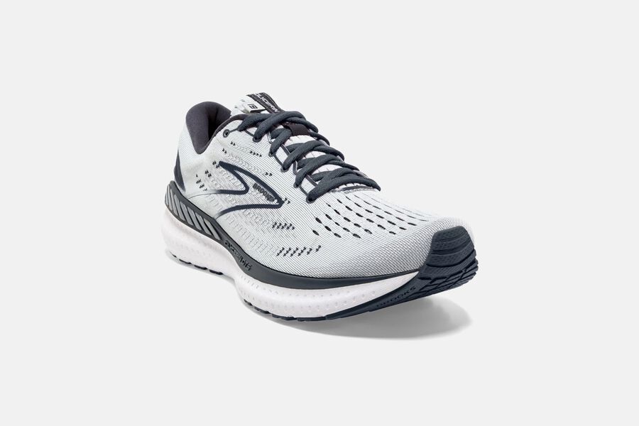 Brooks Glycerin Gts 19 Road Löparskor Dam - Vita/Grå - 2796-SZPWK